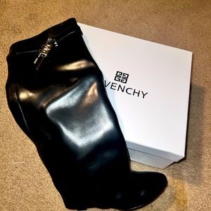 Givenchy Black Shark Boots Size 38 (European) - 7.5/8 (USA)